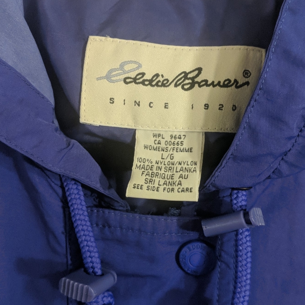 Eddie Bauer Purple Hooded Jacket - Picture 3 of 5
